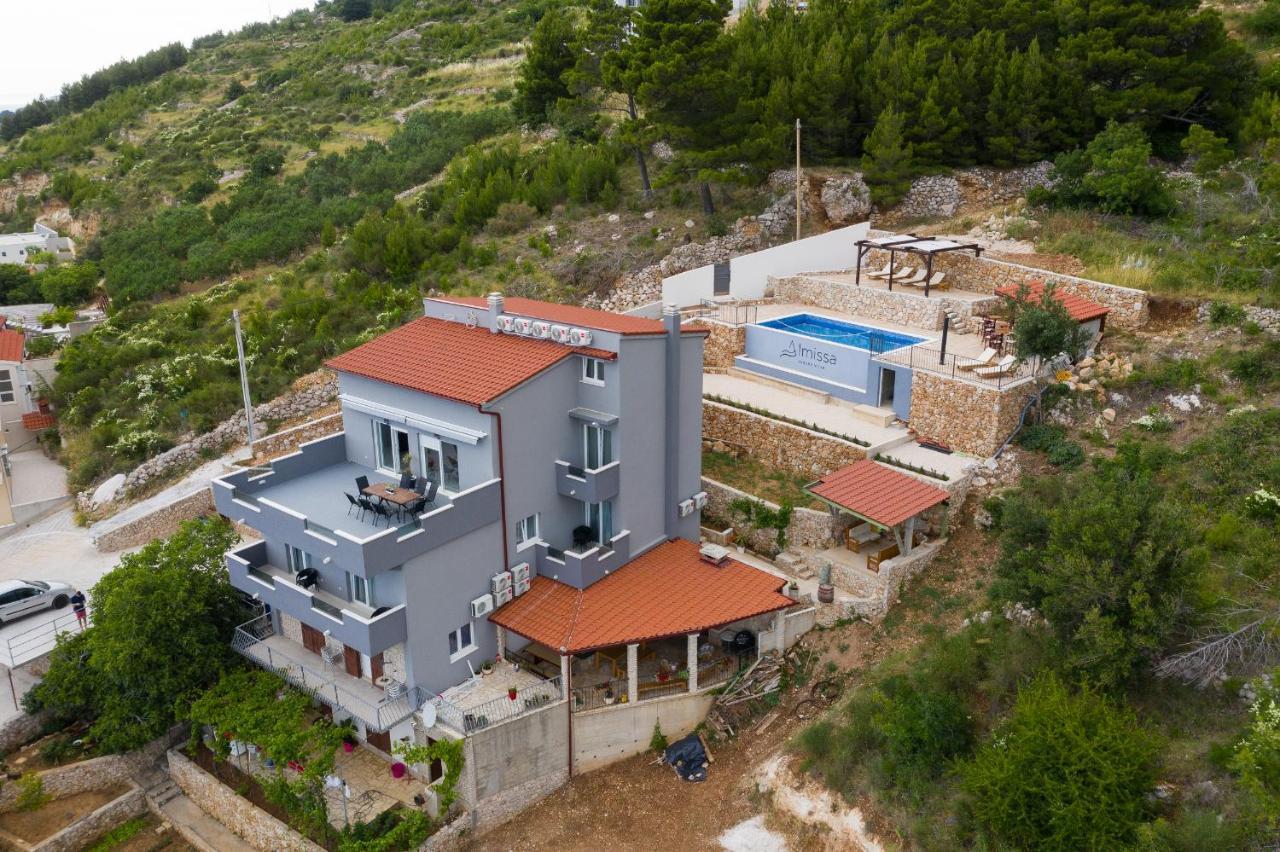 Exclusive Villa Almissa With Swimming Pool And Sea View 로크바 로고즈니차 외부 사진